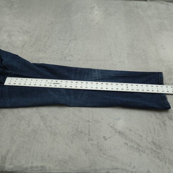 TK AXEL Jeans Mens Size 36x32 Blue Slim Bootcut Stretch Denim Pants Dark Wash - Picture 16 of 16